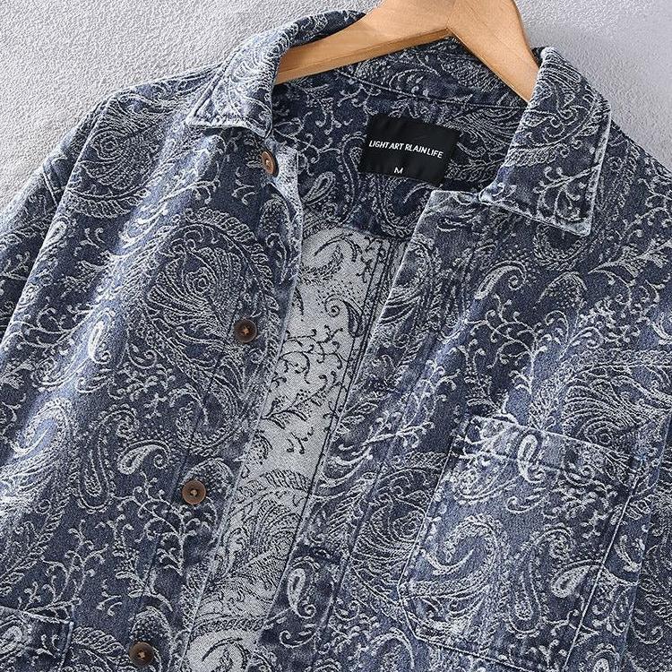 Vintage Jacquard Jacke