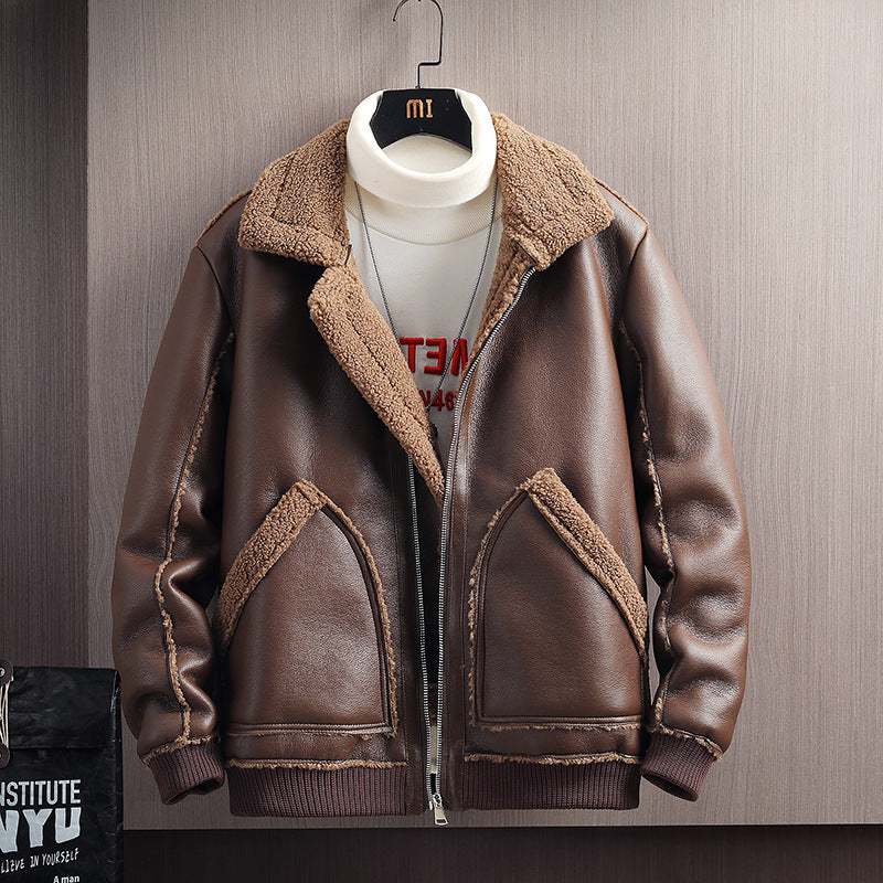 Mojave Lammfell-Lederjacke
