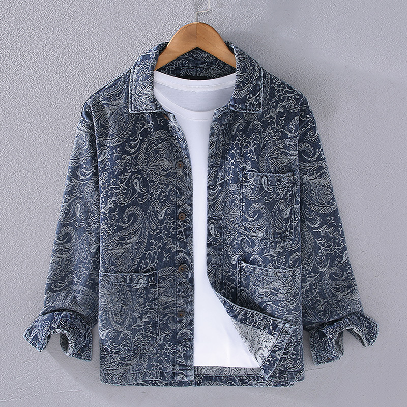 Vintage Jacquard Jacke