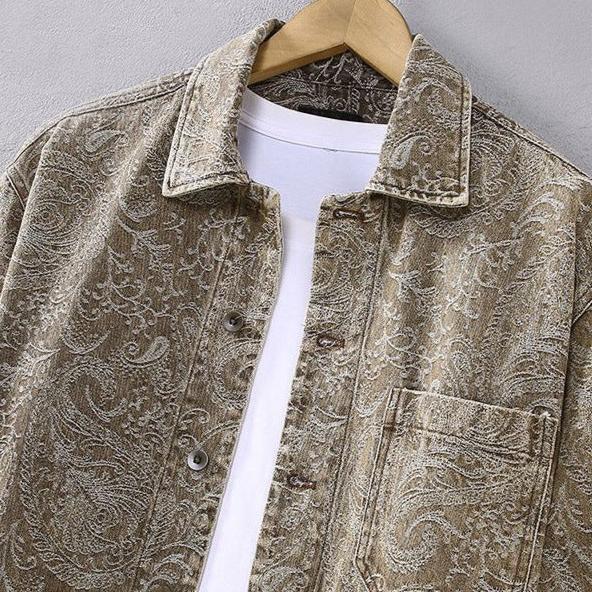 Vintage Jacquard Jacke
