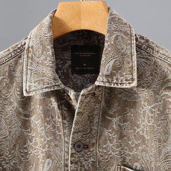 Vintage Jacquard Jacke