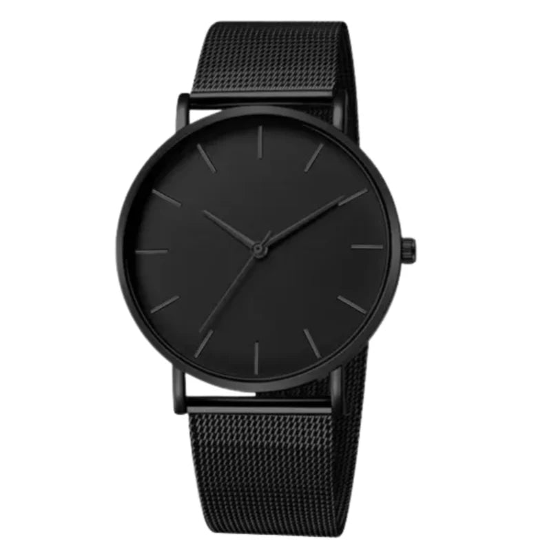 Minimalistische Carbon-Uhr