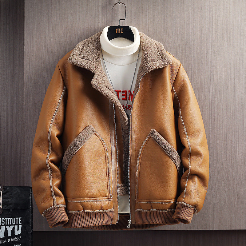 Mojave Lammfell-Lederjacke