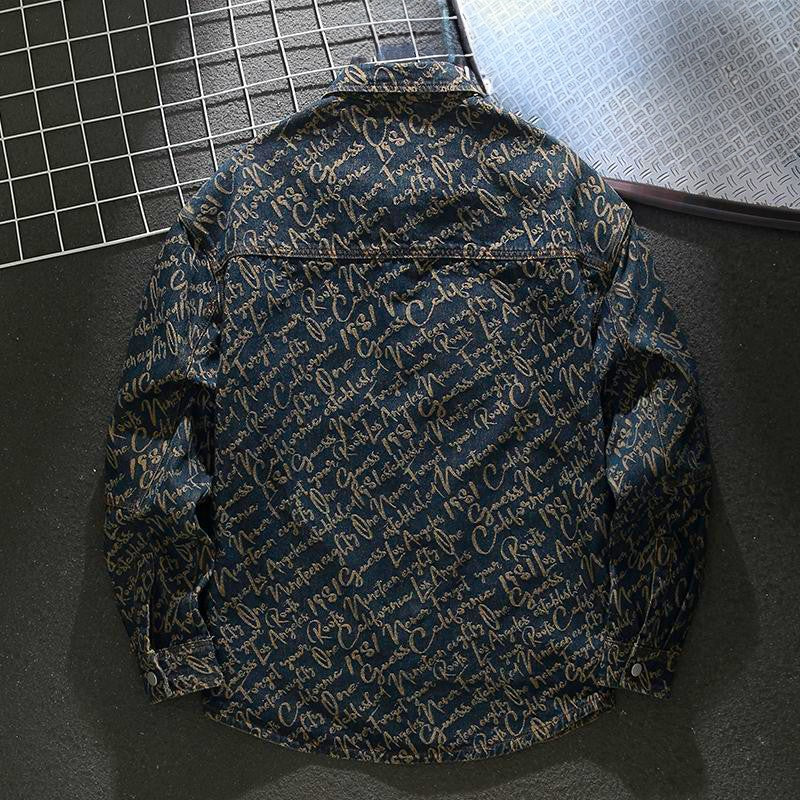 Denim Scripture Jacke