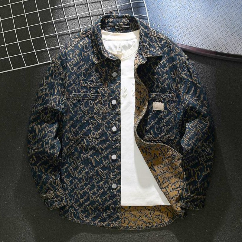 Denim Scripture Jacke