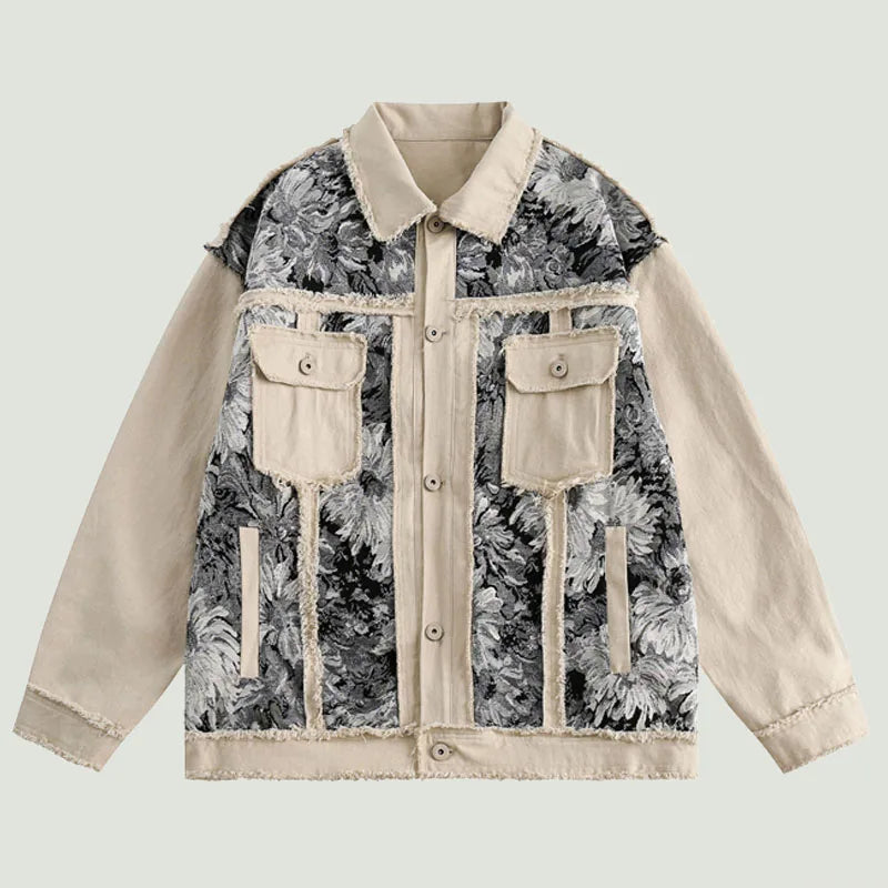 Hikari Floral Jeansjacke