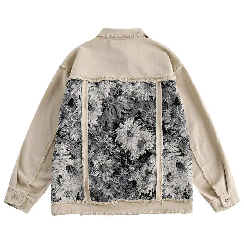 Hikari Floral Jeansjacke