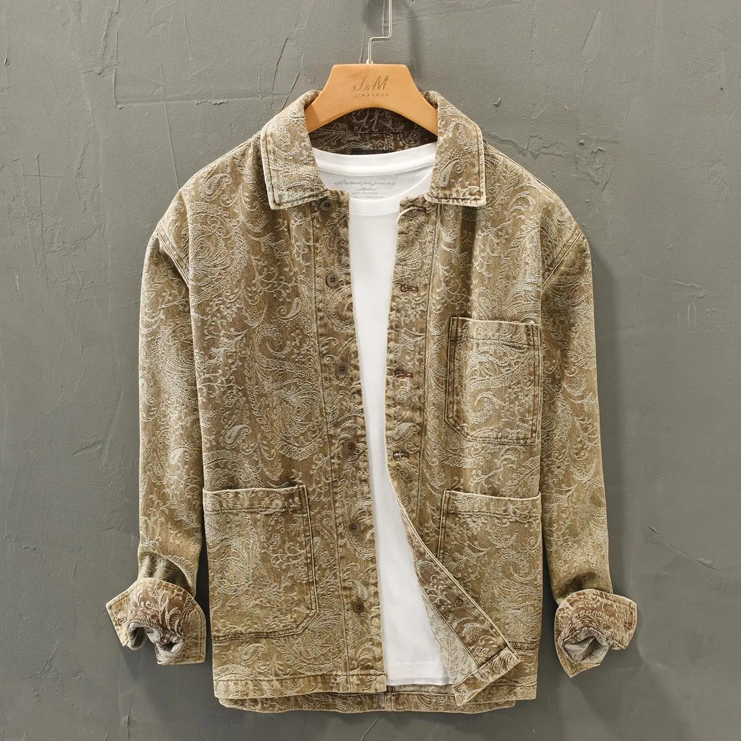 Vintage Jacquard Jacke